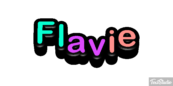 Flavie Text effect