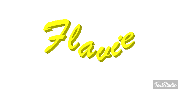 Flavie Text effect