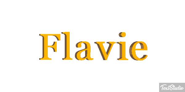 Flavie Text effect