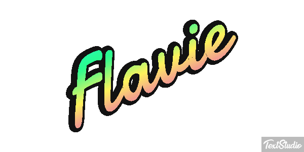 Flavie Text effect