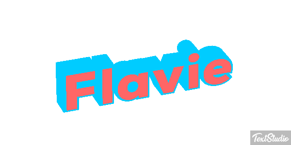 Flavie Text effect