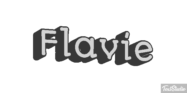 Flavie Text effect