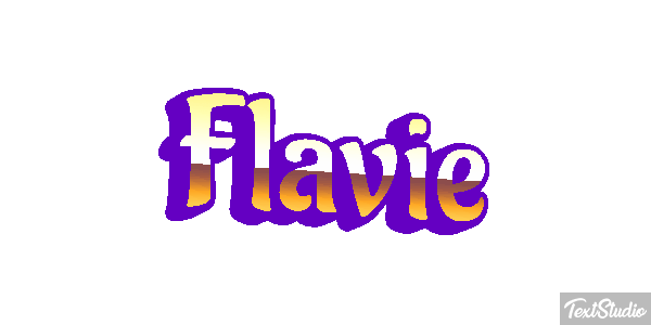 Flavie Text effect