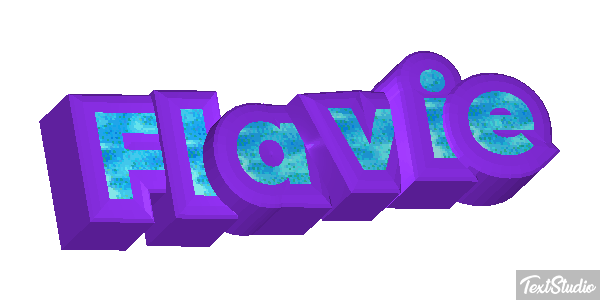 Flavie Text effect
