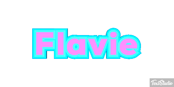 Flavie Text effect