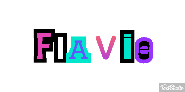 Flavie Text effect