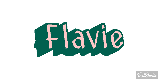 Flavie Text effect