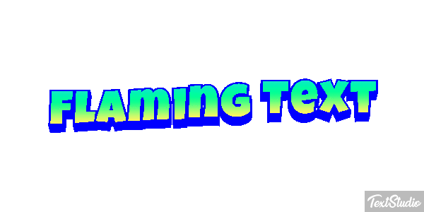Flaming Text Effet de texte