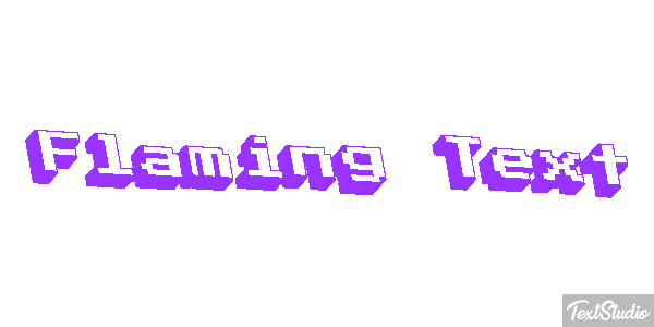 Flaming Text Effet de texte