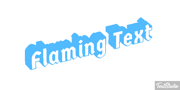 Flaming Text Effet de texte