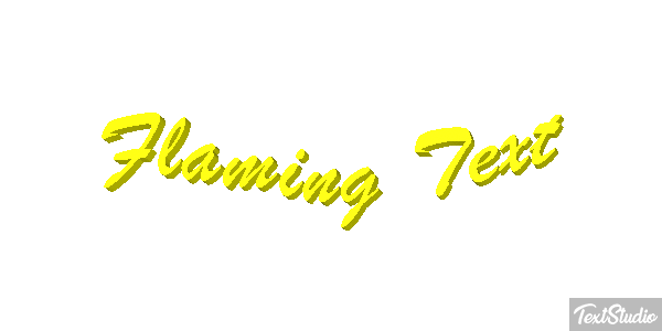 Flaming Text Effet de texte