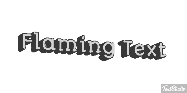 Flaming Text Effet de texte