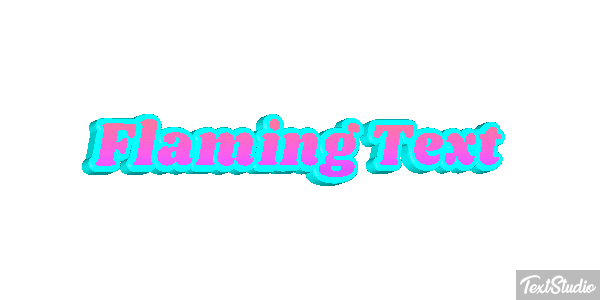 Flaming Text Effet de texte