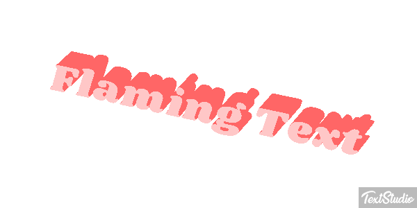 Flaming Text Effet de texte