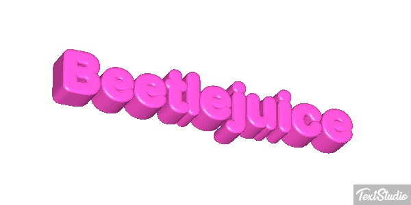Beetlejuice Text effect