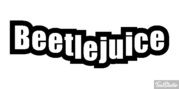 Beetlejuice Text effect