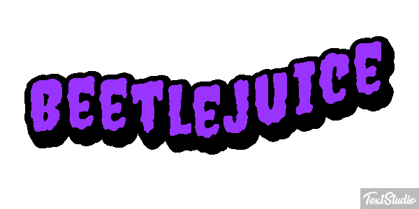 Beetlejuice Text effect