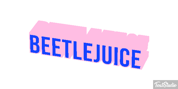 Beetlejuice Text effect
