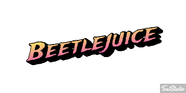 Beetlejuice Text effect
