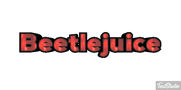 Beetlejuice Text effect