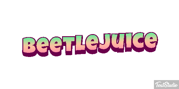Beetlejuice Text effect