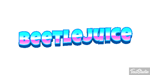 Beetlejuice Text effect
