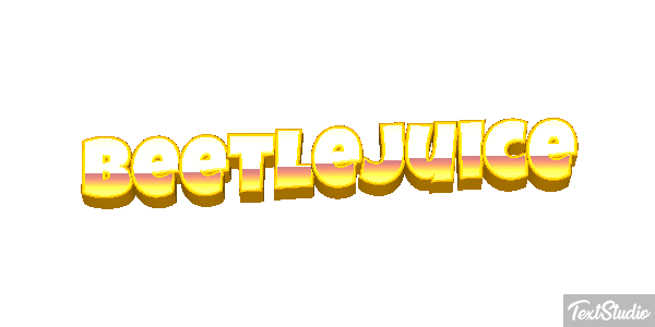 Beetlejuice Text effect