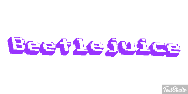 Beetlejuice Text effect