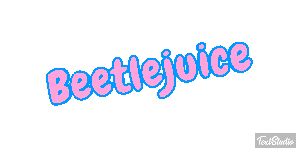 Beetlejuice Text effect
