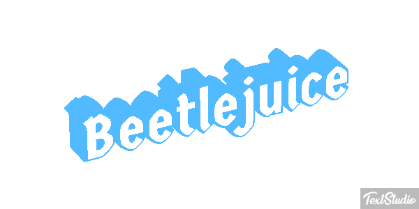 Beetlejuice Text effect