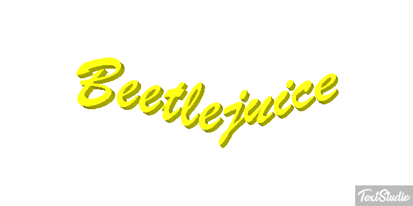 Beetlejuice Text effect