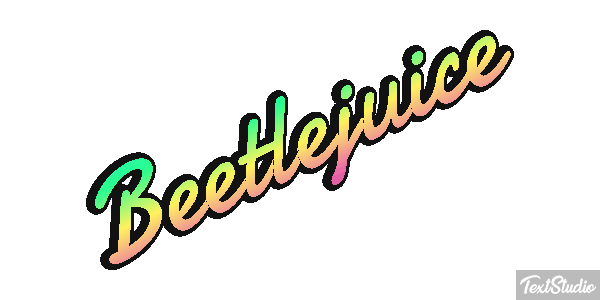 Beetlejuice Text effect