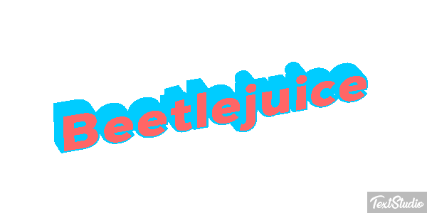 Beetlejuice Text effect