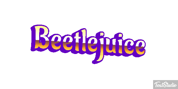 Beetlejuice Text effect