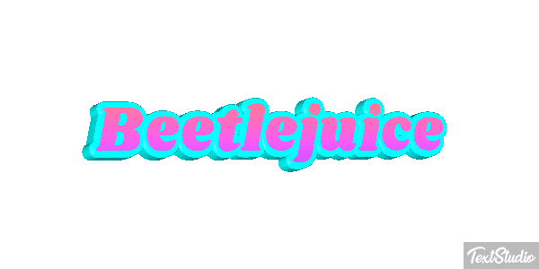 Beetlejuice Text effect