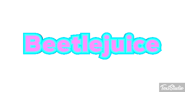 Beetlejuice Text effect