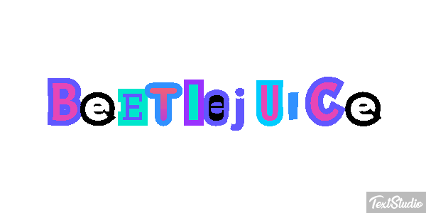 Beetlejuice Text effect