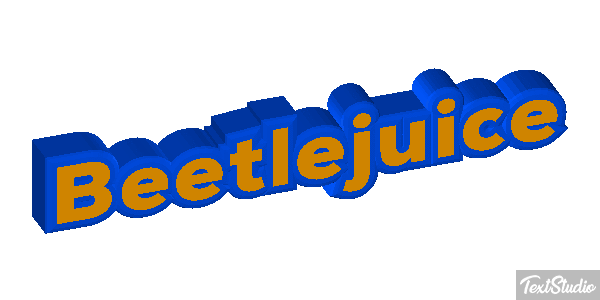 Beetlejuice Text effect