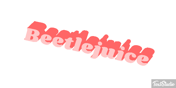Beetlejuice Text effect