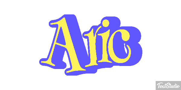 Aric Text effect