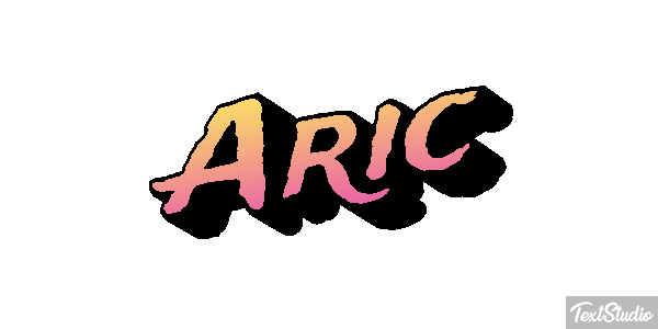 Aric Text effect