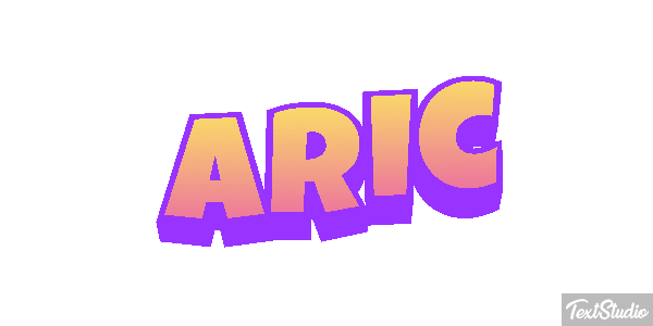 Aric Text effect