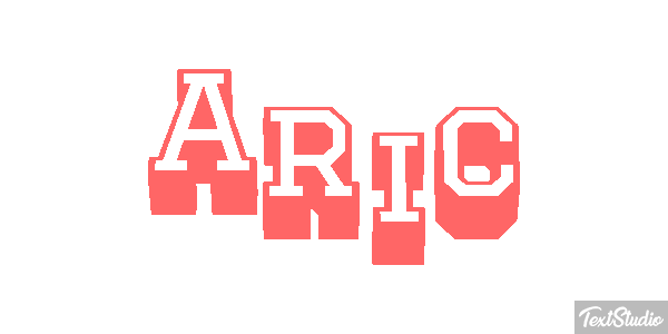 Aric Text effect