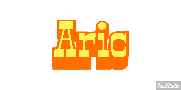 Aric Text effect
