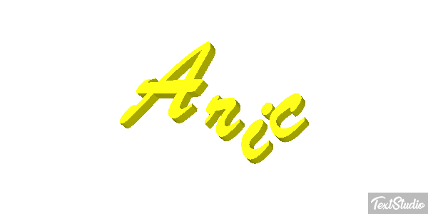 Aric Text effect