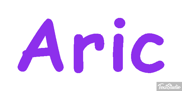 Aric Text effect