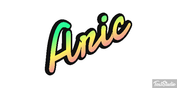 Aric Text effect