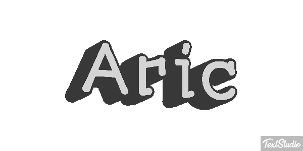 Aric Text effect