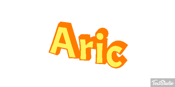 Aric Text effect