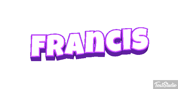 Francis Text effect